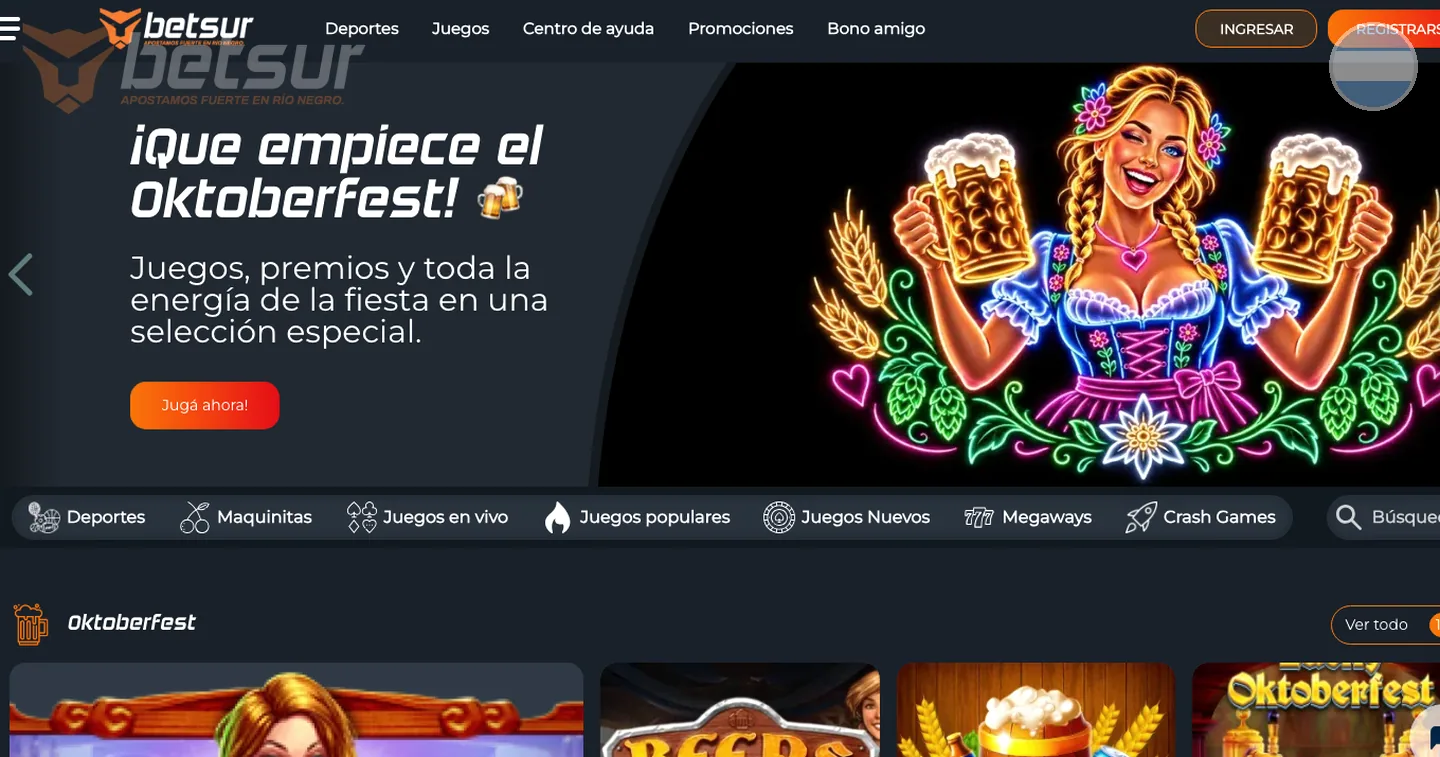 Betsur casino for AR Betsur casino for AR