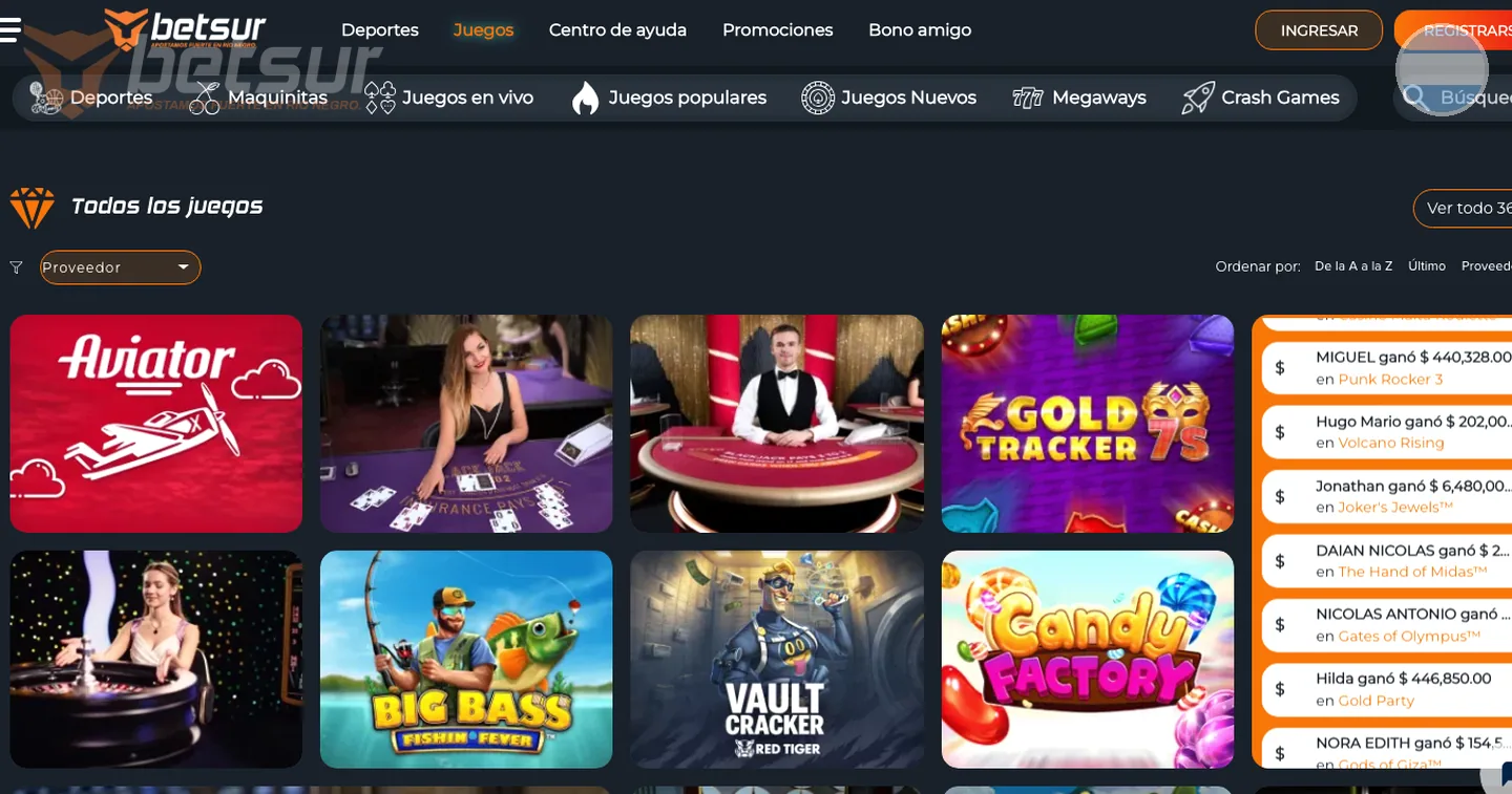 Betsur jackpot games Betsur jackpot games